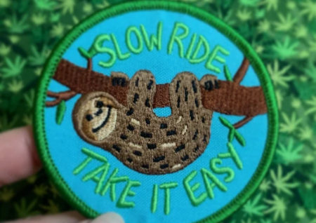 Slow Ride Bügelflicken